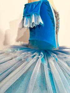 Blue Velvet Performance  Stretch Tutu Size Girls 10-12