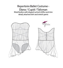 Repertoire Ballet Costume Diana/Cupid/Talisman Pattern PDF Digital Download