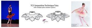 Serpentine Tutu Base Course and Full Plate Pattern Set PDF Digital Download