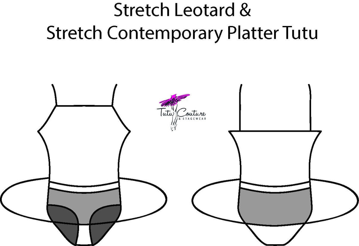 Stretch Leotard and Stretch Contemporary Platter Tutu Pattern Set PDF ...